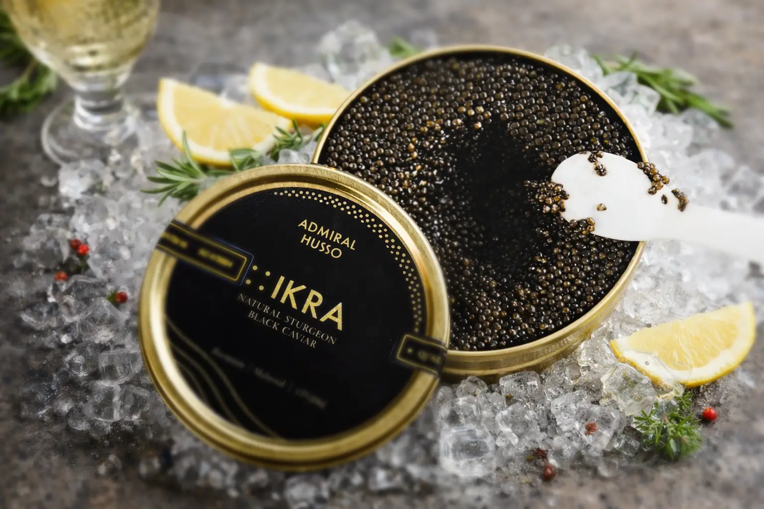 Черная икра Admiral Husso Premium 125г